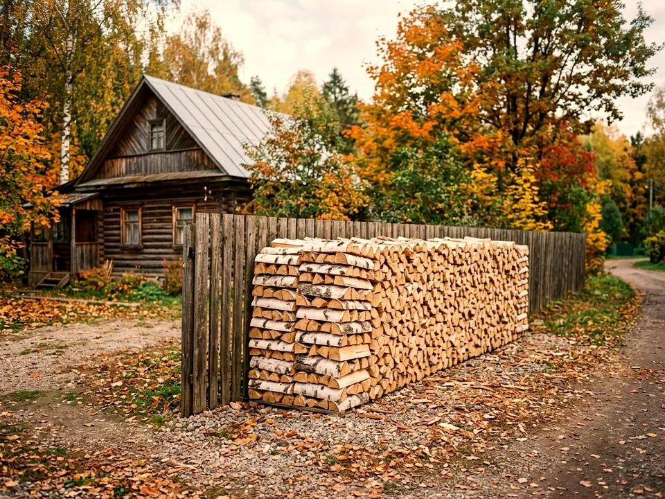 Круговая поленница holzhausen, Архангельск, улица Каминная, 2