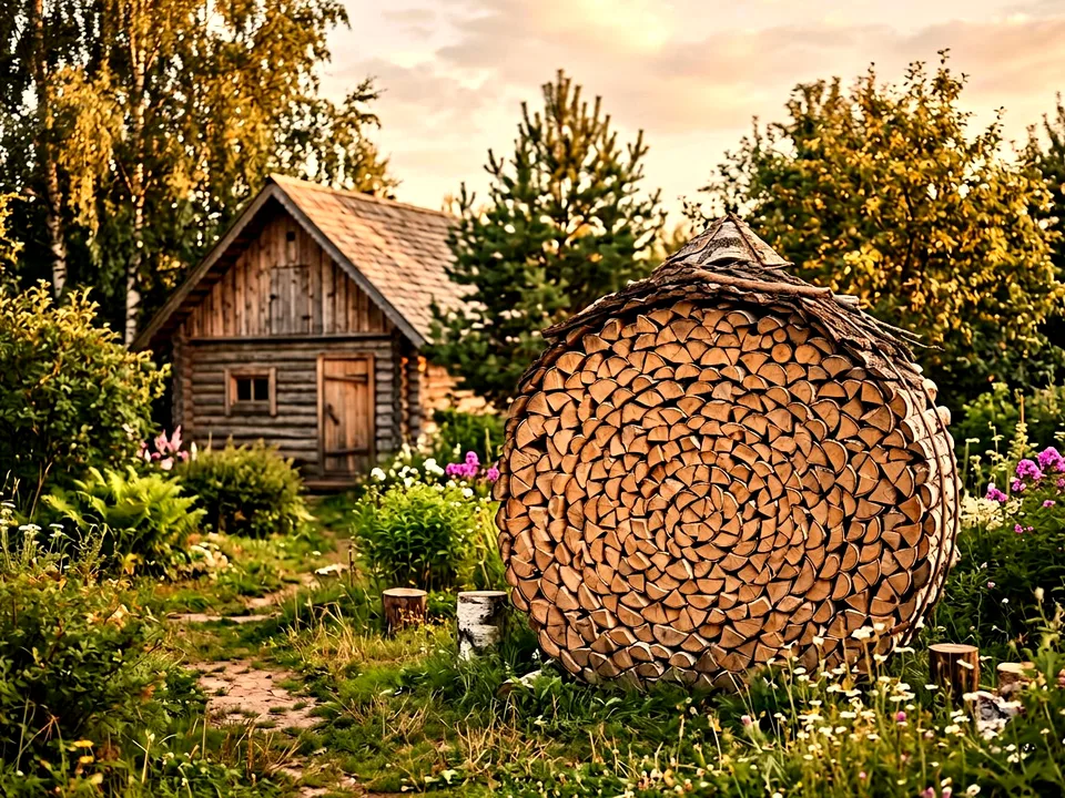 Дуб + укладка в дровник, Архангельск, улица Складская, 4